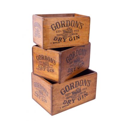 Set of 3 Dry Gin Boxes - Gordon's